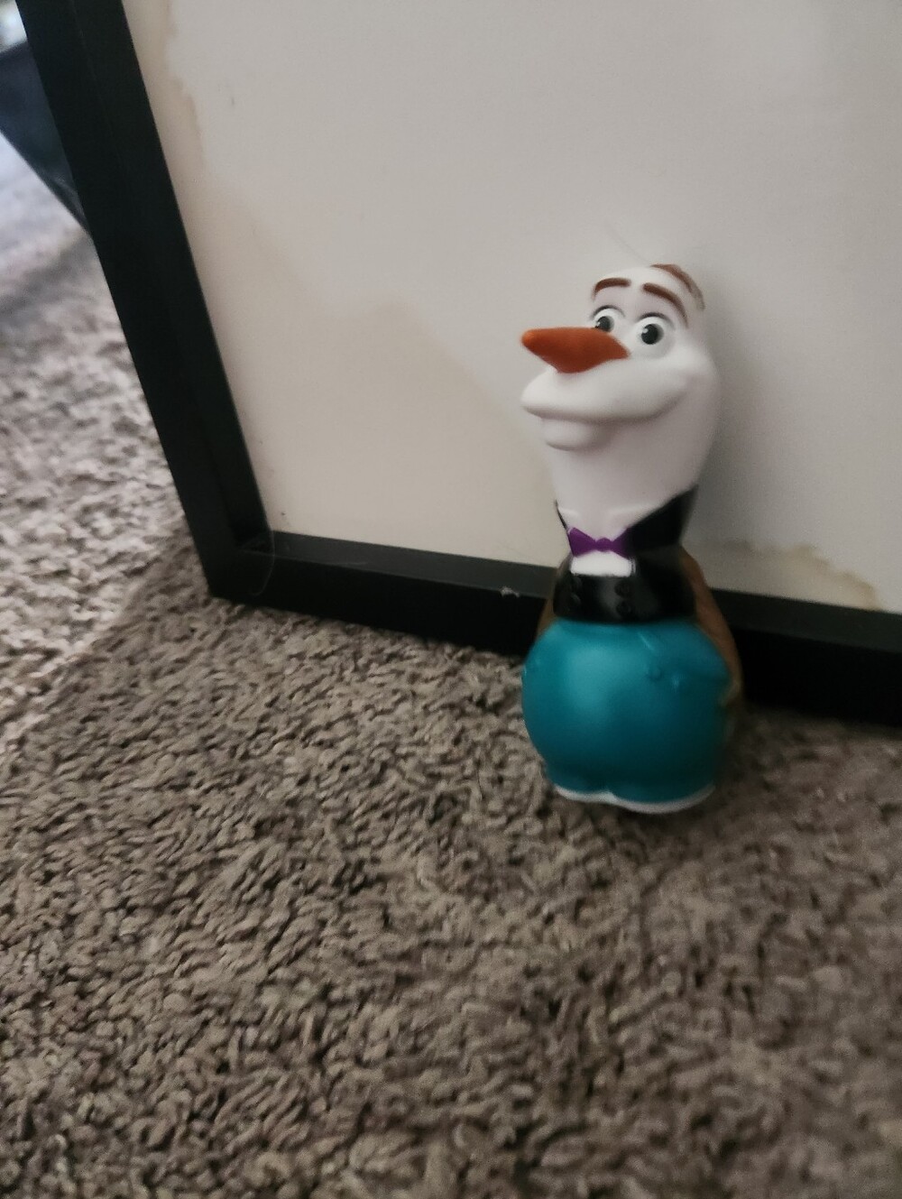 Disney Mattel Frozen Olof Snowman Figure Toy Cake Topper 4”